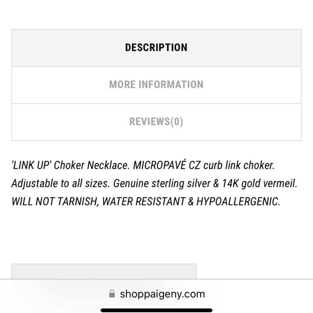 SHOP PAIGE NY Link Up Necklace - Picture 3 of 5